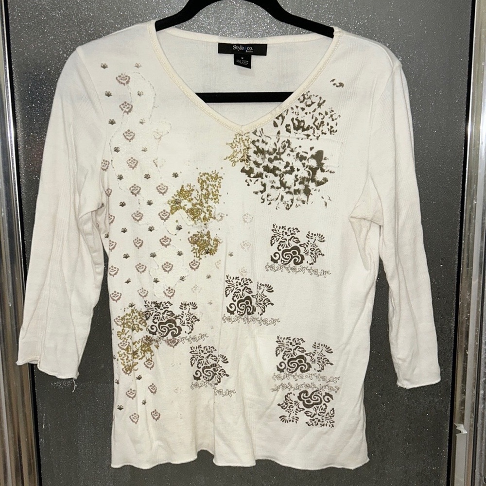 Style & Co. 100% cotton top